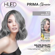HUED PRIMA Classic Permanent Hair Color Upgraded Formula - 9.11 Ash Grey