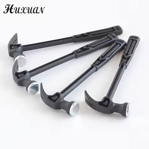 Mini Hammer Plastic Handle Claw Hammer Home Grid Hammer Building block hammer
