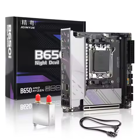 JGINYUE AM5 Motherboard Supports AMD Ryzen 7000 Series CPU Processors DDR5 Dual Channel Memory RAM I