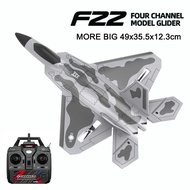BM22 F22 Fighter 4CH Larger Plane 2.4G Fixed-wing Remote Control Airplane Electric Foam Model 49*35.