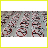 ♞,♘Buckle Up / PWD / No Smoking Sticker Signs /Signage