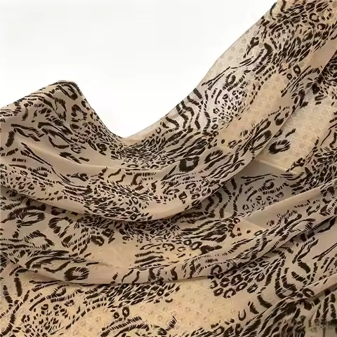 1yard Brocade Flocking Jacquard Mesh Fabric Korean Velvet Fabric in Yard Net Cloth DIY Dress Skirt C