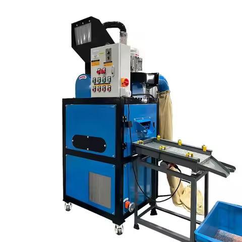 Eco Friendly Copper Wire Granulator Machine Mini Small 30-50kg/h Scrap Cable Granulating Shredder Ma