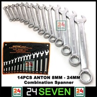 SEPANAR Gabung 14 Jenis Anton Tools Combination Wrenches-US Type 8-24mm - 14 pcs