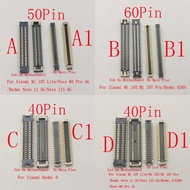 1-5Pcs USB Lcd Display Battery FPC Connector Plug For Xiaomi Mi 10T Lite Redmi Note 11 11S K30S 9 Po
