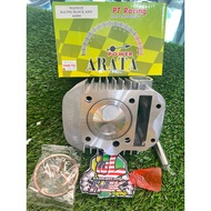 ARATA RACING BLOCK ASSY HONDA WAVE125 66mm PISTON SONIC TEBAL/RACING BLOCK 66mm WAVE125 R WAVE125 S 