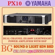 [ YAMAHA AUTHORIZED DEALER ] YAMAHA PX10 / PX-10 DUAL CHANNEL 2X1200W LIGHTWEIGHT POWER AMPLIFIER WI