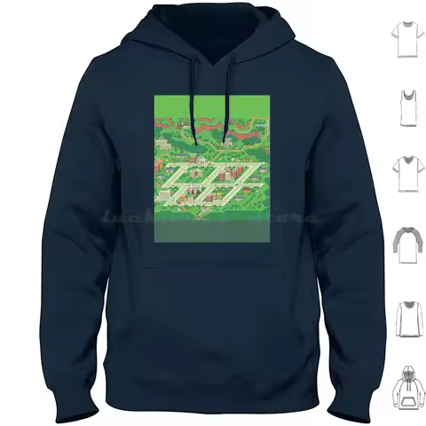 Earthbound Hoodies Long Sleeve Snes Super Super 90s Onett Earthbound Smash Bros Smash Bros Melee 64 