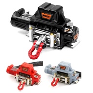 Simulation Metal Automatic Winch for 1/10 RC Crawler Car Axial SCX10 TRAXXAS TRX4 RC4WD D90 KM2 Redc