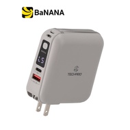 พาวเวอร์แบงค์ TECHPRO ความจุ 15000 mAh Built-in Cable BC19 by Banana IT