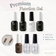 ORGANAIL Premium(Top/Base/Rubber Base/Rubber Top) 15ml. Organic Premium Top/Base Shiny Top Long-Last