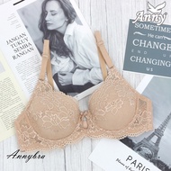 Anny Underwear Model 10030 Cup B 2-Hook Bra Underwire Full Shape 2mm Ultra-Thin Foam The Side Is A N