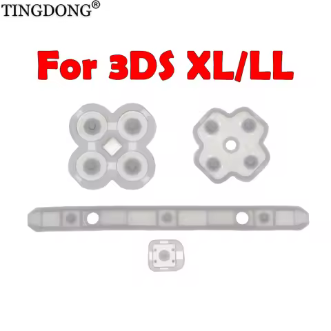 Conductive Rubber Button Pad Left Right LR L R Keys Replacement for 3DS XL 3DS LL Console Repair Par