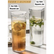 Acrylic Plastic Crystal Jug / Jug Kristal Plastik / Water Jug / Water Pitcher / Jug Air / Fridge Jug