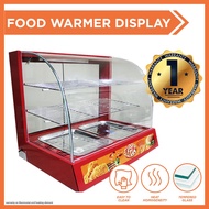 Food Warmer Display Pemanas Makanan Warmer Showcase Commercial Food Warmer Display Stainless Steel F