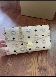 全新🌸 MCM中號鏈條信封包 鏈條包 香港現貨/順豐到付/順豐站
