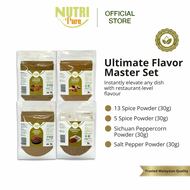 Nutri Pure 4-in-1 Flavor Spice Bundle 13 Spice 5 Spice Sichuan Pepper Salt & Pepper Set