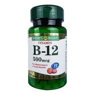 NATURE’S BOUNTY Vitamin B-12 500mcg (100 Tablets)