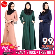 KM Muslimah Side Pocket Jubah [M13017]