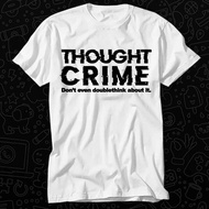 Thought Crime 1984 Cult Movie George Orwell Animal Farm T Shirt 457