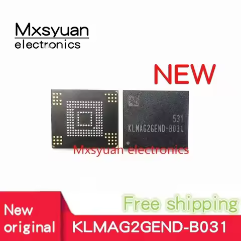 new 2pcs~20pcs/LOT KLMAG2GEND-B031 KLMAG2GEND B031 BGA153 16G EMMC memory chip