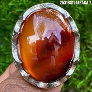 MERAH Agate Ring Red Cempakanatural