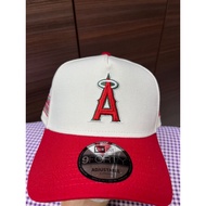 NE 9 Forty A LA Angels Chrome Red Baseball Cap Adjustable Snapback