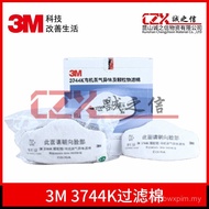3M 3744K Gas Organik Bau dan Kapas Penapis Zarah Serasi dengan 3700 Facepiece dan 3200 Perlindungan 