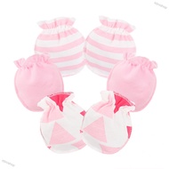 3 Pairs Baby Glove 0-3 Months Newborn Infant Soft Cotton Gloves Anti-scratch Handguard Glove