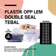 (DOUBLE SEAL! Can Mix Sizes! CONTENTS 100 pcs!) OPP Plastic GLUE 10X27; 11X27; 12X27; 13X27; 14X27; 