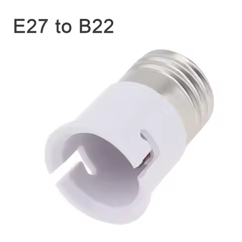 E27 to B22 Adapter Converter Screw to B22 Socket Light Adapter for LED CFL Incandescent Bulb Holder 
