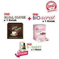 DND Royal Coffee + DND Bio-Serat (FREE DND B-Sweet 1 Botol)