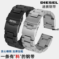 [Free Tool FA] DIESEL DIESEL Watch Strap DZ7395 DZ7370 DZ7313 Solid Thickened Stainless Steel Bracelet Men Steel Strap