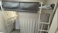 IKEA 白色高架床床架