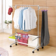 ▶Dual Purpose Drying Rack◀ Made in Korea Clothes Drying Hanger Laundry Rack Foldable Clothes drying rack home organization