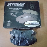 CLEARANCE* PERODUA MYVI 1.3 1.6 AXIA BEZZA Works Engineering Racing Brake Pads FRONT SET [D0101M]