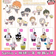 日本景品 Sanrio  x 排球少年 掛飾公仔 吊飾公仔 公仔 掛飾 吊飾 夾公仔 玩具 日本代購 日本直送  日向翔陽 PC狗 影山飛雄 XO仔 月島蛍 My Melody 山口忠 Keroppi