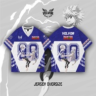 VELVOR JERSEY ANIME HN99 KILUA - JERSEY HUNTERXHUNTER 99 SERIES NUMBER - JERSEY KIDS T-SHIRT 5 - 10 