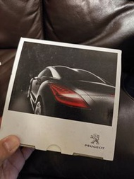 Peugeot RCZ 汽車玻璃咖啡杯連碟