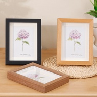 Hollow 2CM Three-Dimensional Dried Flower Photo Frame 225807cm A4a3 Square Yan Paper Picture Soft Cl
