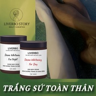 DIVINE WHITE skin whitening body cream - body whitening cream (2 jars day + night) F7