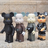 bearbrick kaws doll X cross eye 200% and 400% Violent bear hand-made toy ornament fashion model figure