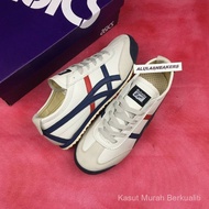 Onisuka Tiger Mexico 66 Kasut Sneakers Rata Lelaki dan Wanita Kulit Sintetik dengan Tali Premium
