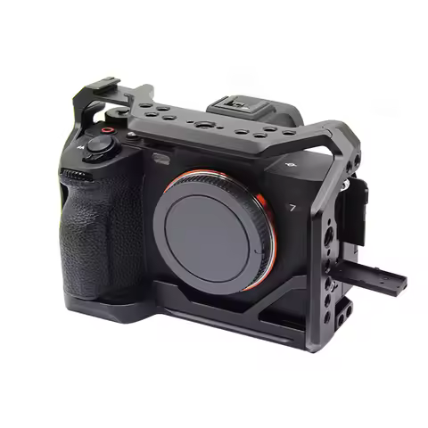For Sony A7 Mark IV/A7S III Cage Rig Nato Rail Arca Swiss Plate With Handle