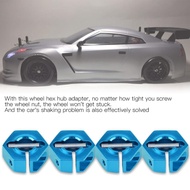 punkstyle Wheel Hex Drive Hub Adaptor 12mm Universal RC Adapter for HSP 1/10 Scale Car (7.0MM Blue)