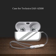 Crystal Clear Case for Panasonic Technics EAH-AZ100 Wireless Earbuds Shockproof Soft TPU Protective