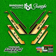 HONDA WIN STRIPING 46 MOTIF/ MODFKU BANDUNG/ WIN 100 STICKER/ WIN 100 VARIATION STICKER/