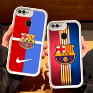 White Casing for OPPO F5 A12 A5 A3S A1K A12s F9 A7 F7 A5S A11K A12E Pro S115 Barcelona-FC