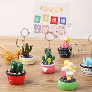 DIY Cute Little Bonsai Succulent Creative Desktop Message Folder Photo Folder Business Card Folder N