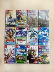 Switch Games, 曠野之息, Mario Party Superstar, 勇者鬥惡龍, 三角戰略, Donkey Kong, 隊長小翼, 初音, fitness boxing, 2020東京奧運, 多啦A夢牧場物語, 龍珠, Lego World